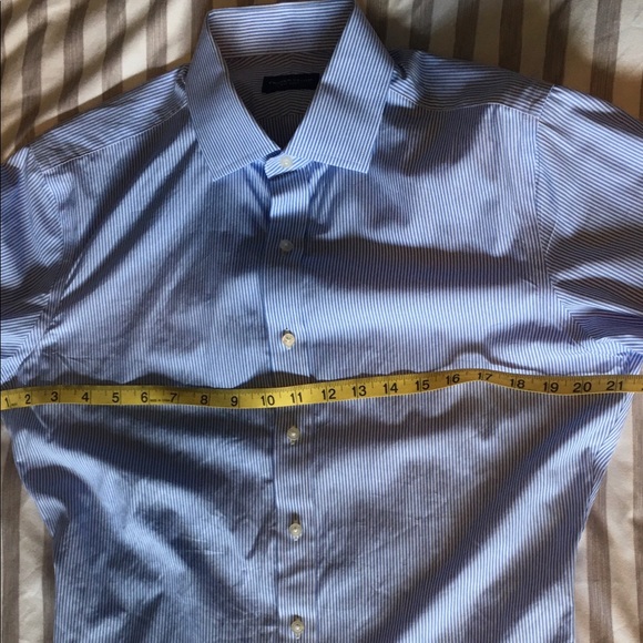Proper Cloth men’s pinstriped shirt. 16/34 - Picture 2 of 7